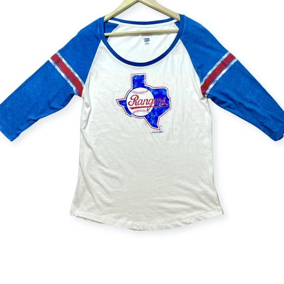 Tops - NWT Texas Rangers MLB Raglan Top